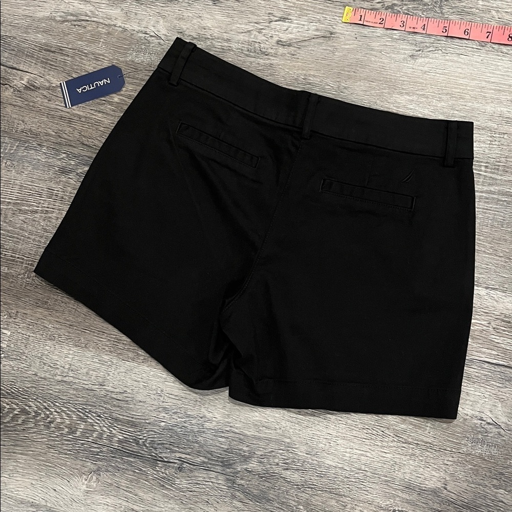 Nautica NWT Classic Black Women's Shorts - 2 - Picture 6 of 8